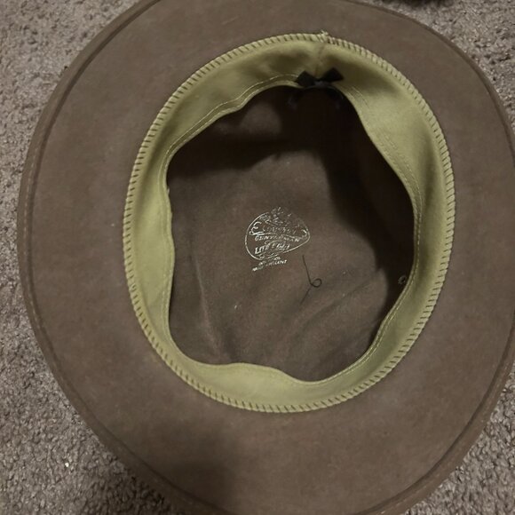 Country Gentleman Wilton Lite Wool Felt Hat in‎ Brown Men's Medium Water Repel - Picture 2 of 3